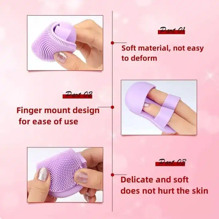STARERA Silicone Facial Cleansing & Exfoliating Brush