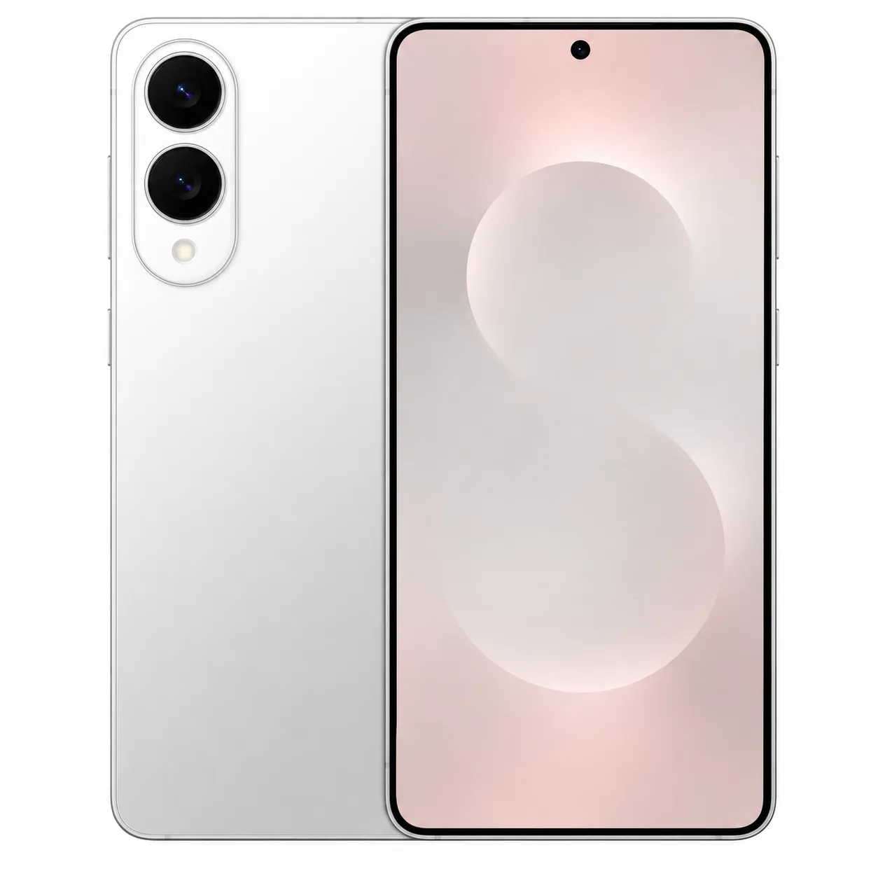 Slim White AI Smartphone