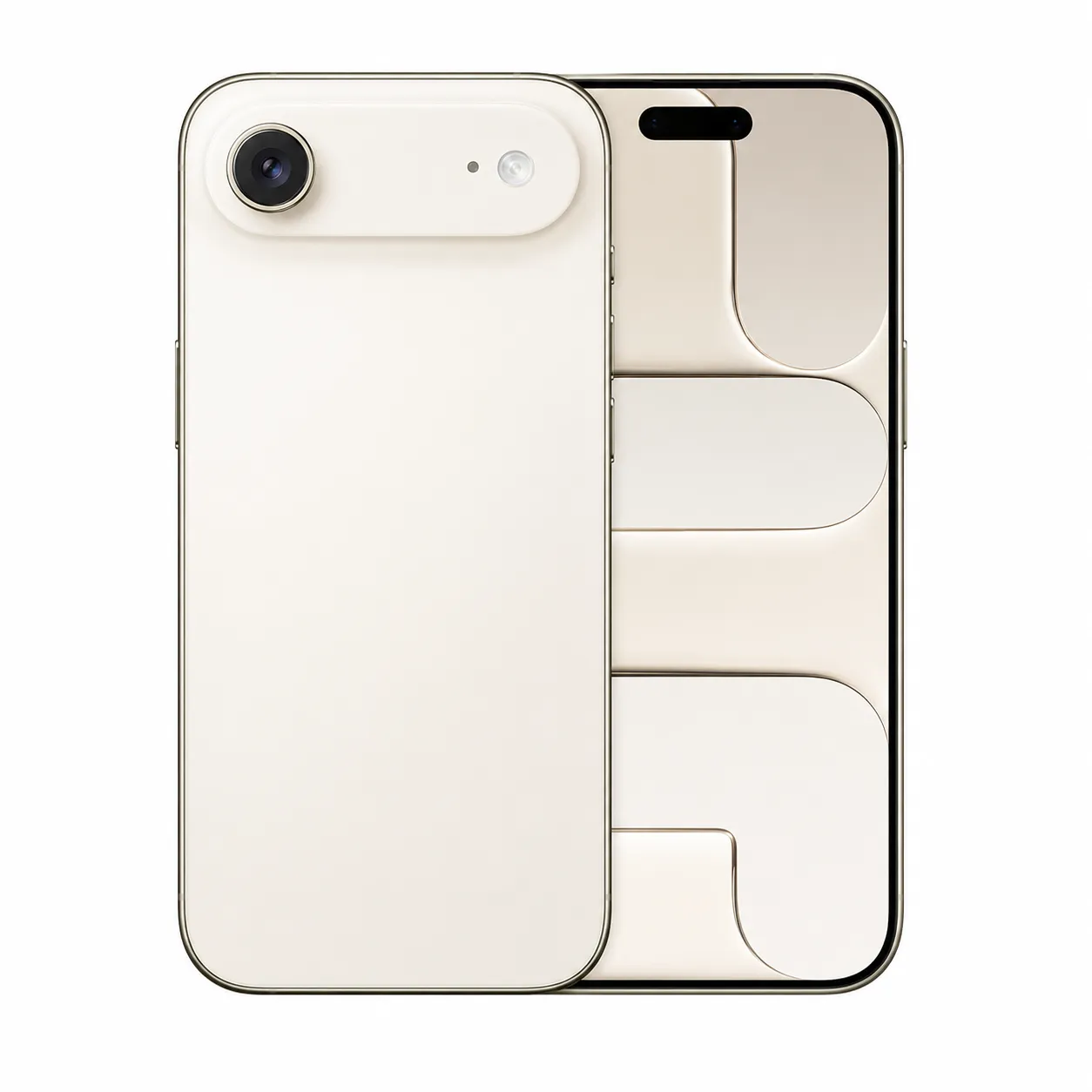 Elegant White Gold Camera Smartphone